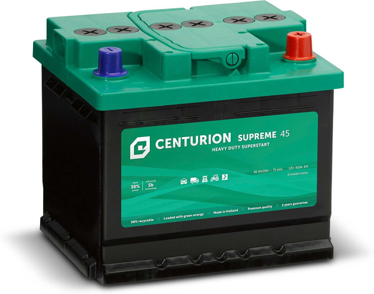 Centurion Supreme accu 45Ah 12V | Auto